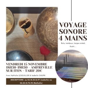 voyage sonore à 4 mains